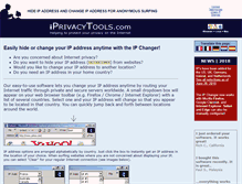 Tablet Screenshot of iprivacytools.com